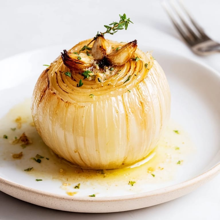 Warm, butter-soaked Onion Boil, fragrantly sizzling inside the foil, a savory side dish.