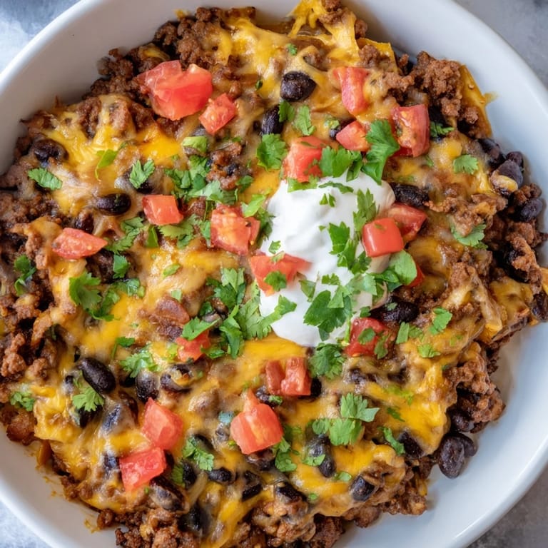 A warm, comforting bowl of Slow Cooker Cream Cheese Taco Dip, richly flavored and perfect for dipping.