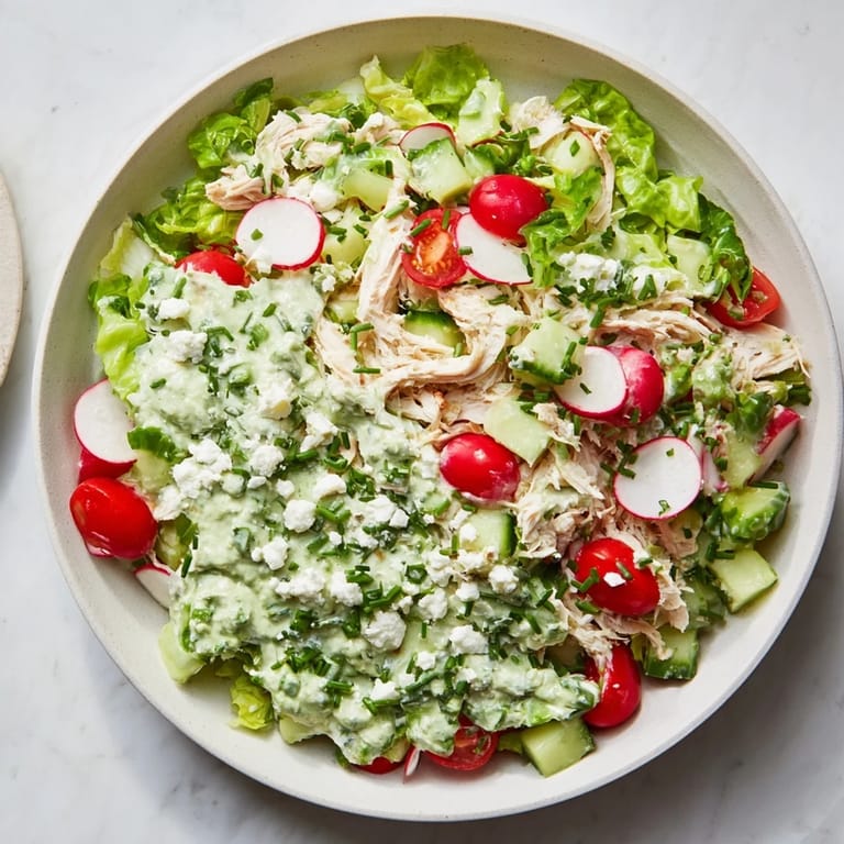 Close-up shot shows a bubbling bowl of Green Goddess Chicken Nacho Dip, ready to be scooped up with chips.