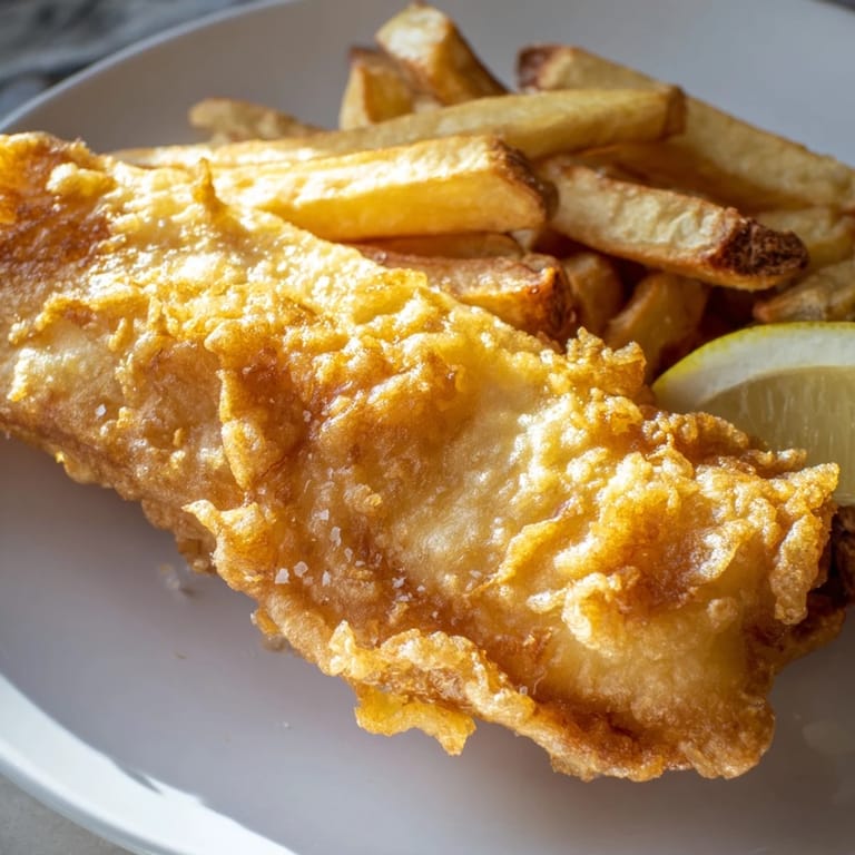 Picture a plate of British fish and chips: flaky, hot fish and perfectly seasoned, chunky fries.