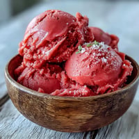 Vibrant Watermelon Sorbet (3 Ingredients) photo with frosty, sweet cubes ready for beach day bliss.